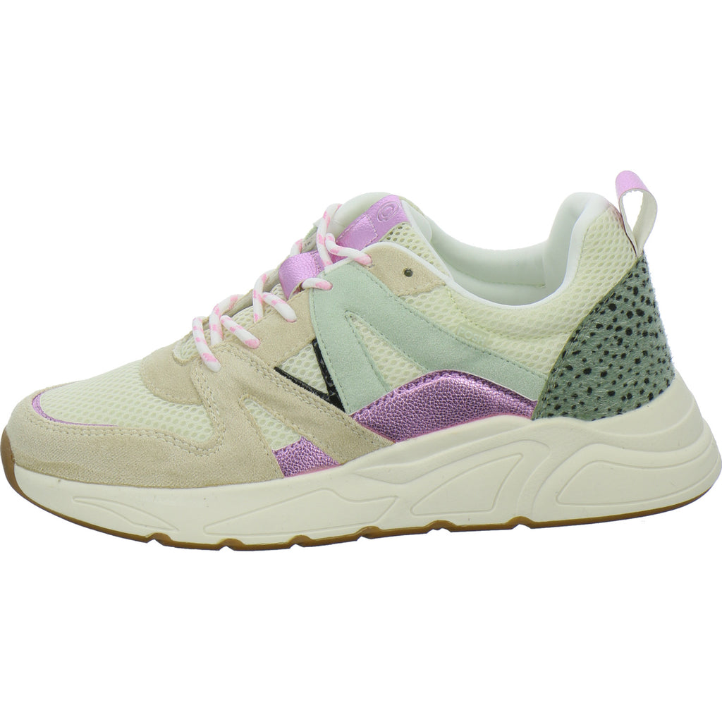 Poelman Sneaker Damen Beige-kombi