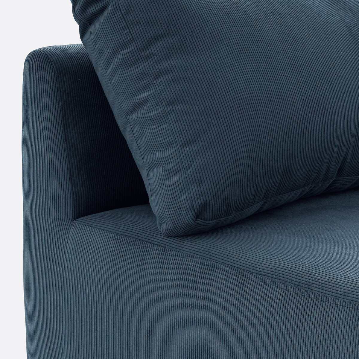 LA REDOUTE INTERIEURS<br>Sofá modular canelado de veludo, Monica