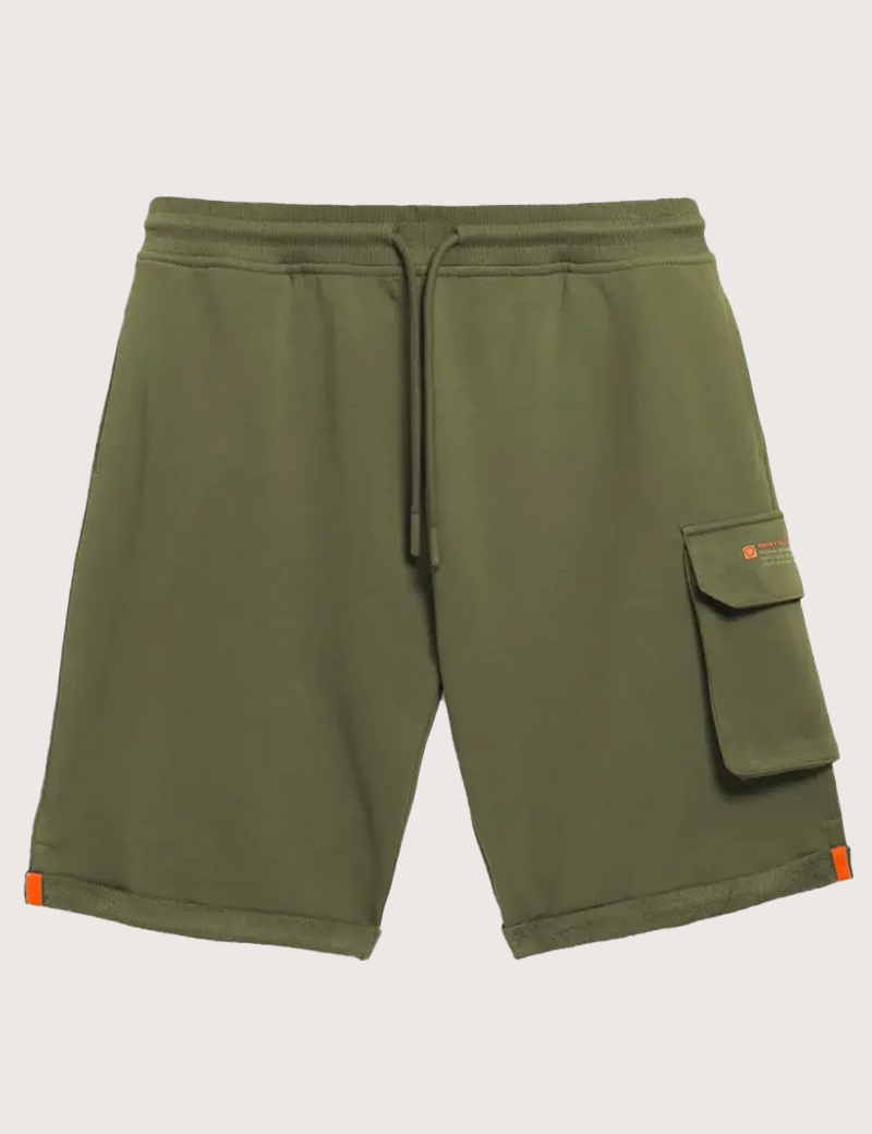 GERTRUDE&GASTON SHORT MOLLETON CARGO IVAN ARMY