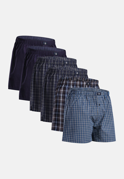 BOXERSHORTS I VÆVET ØKOLOGISK BOMULD