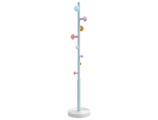 VIDAXL - Porte manteau Porte-manteau bleu 172 cm fer enduit de poudre