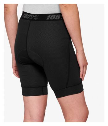 Short 100% Femme Ridecamp avec doublure Noir
