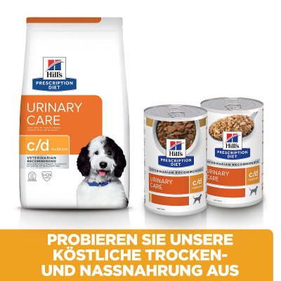 Hill's Vet Hundefutter Prescription Diet c/d Multicare mit Huhn & Gemüse 12x354g