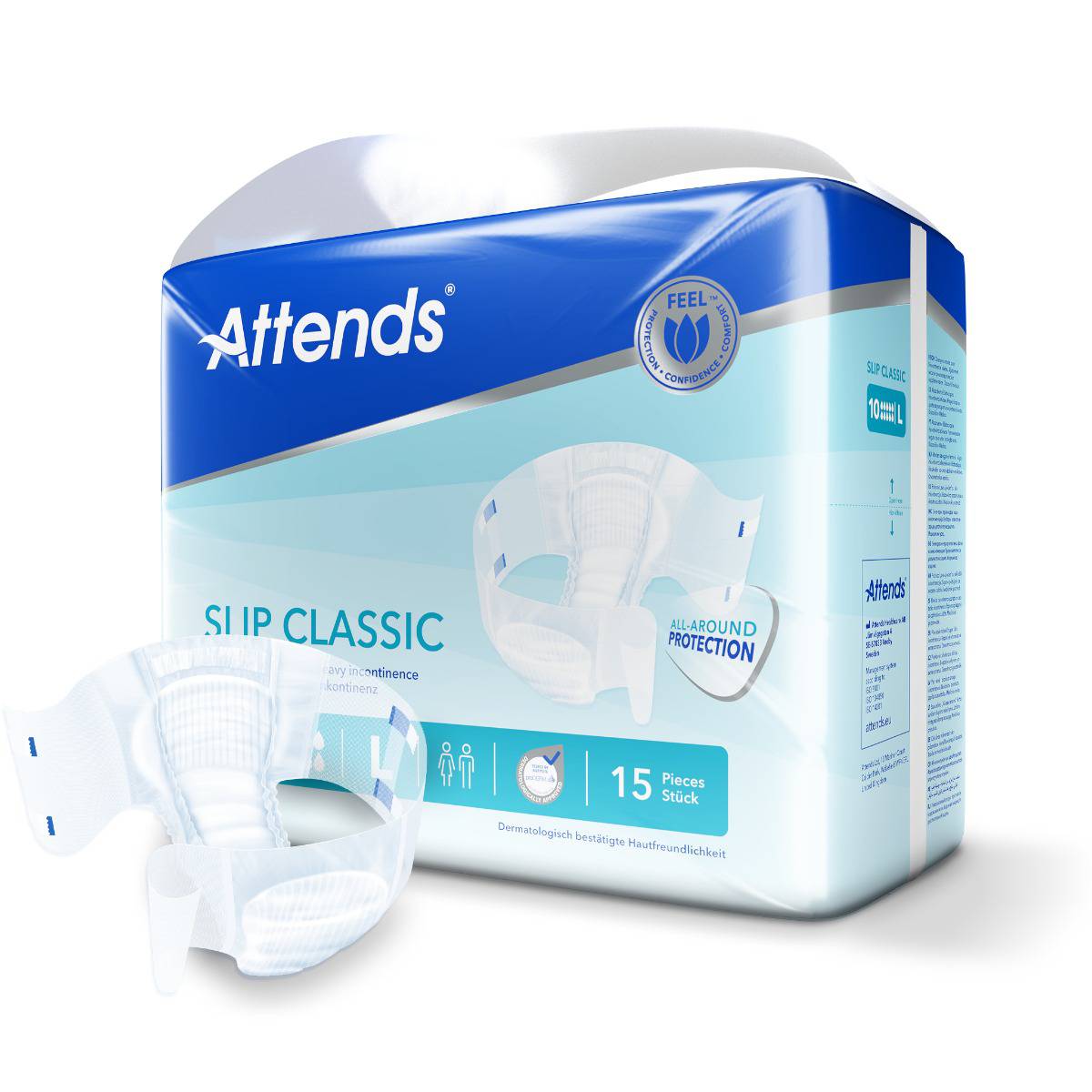Attends Slip Classic 10 L (15 Stuks)
