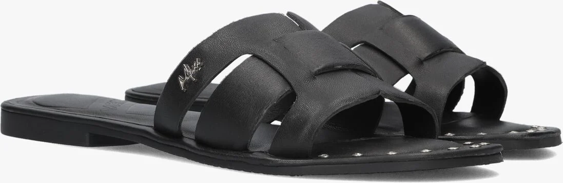 MEXX zwarte mexx slippers lisa