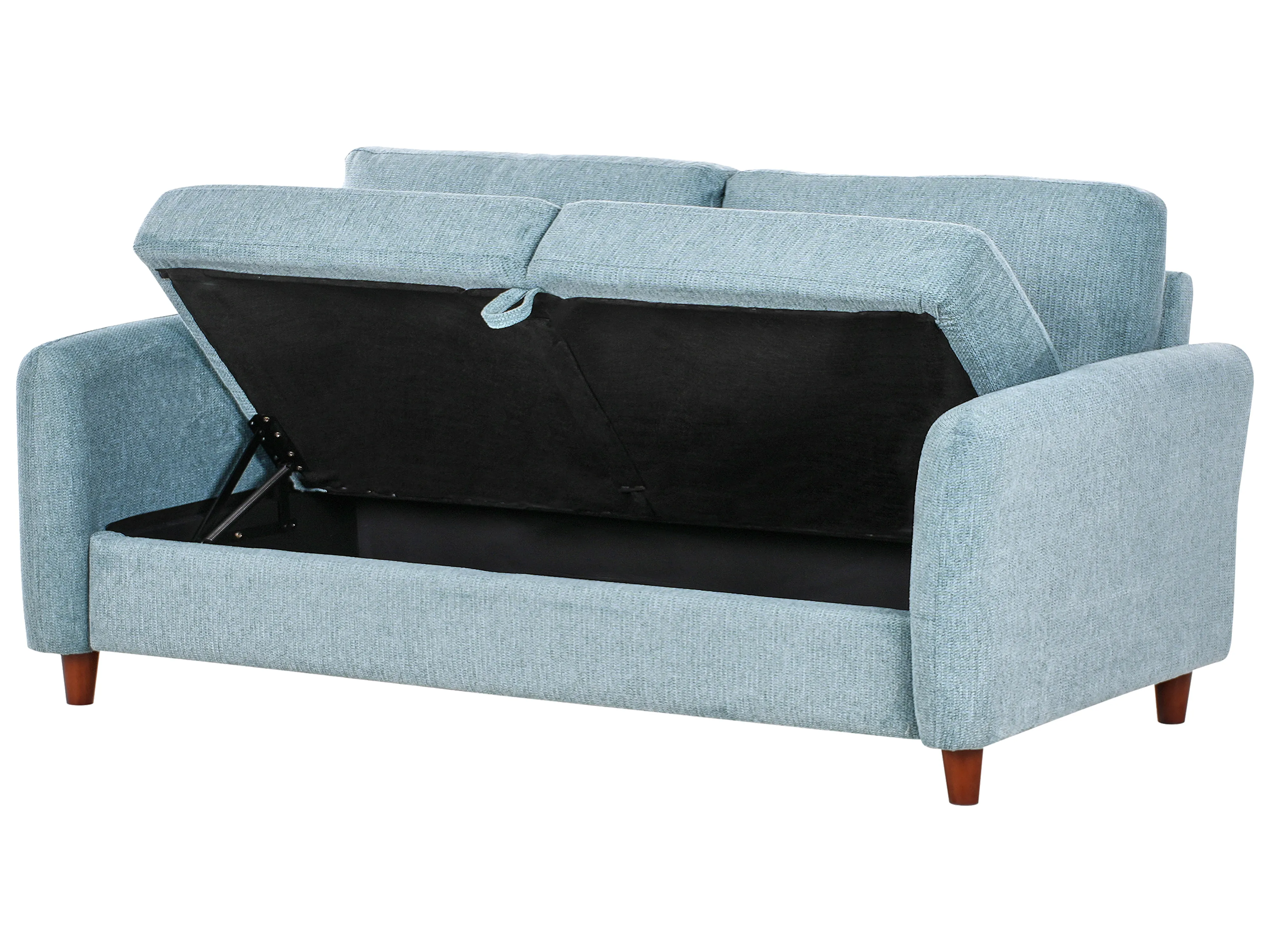 Bankenset 5-zits MARE Stof Blauw met opbergruimte