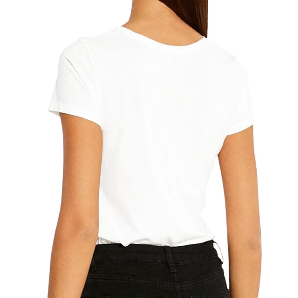Morgan T-shirt Blanc Femme Morgan Dwin