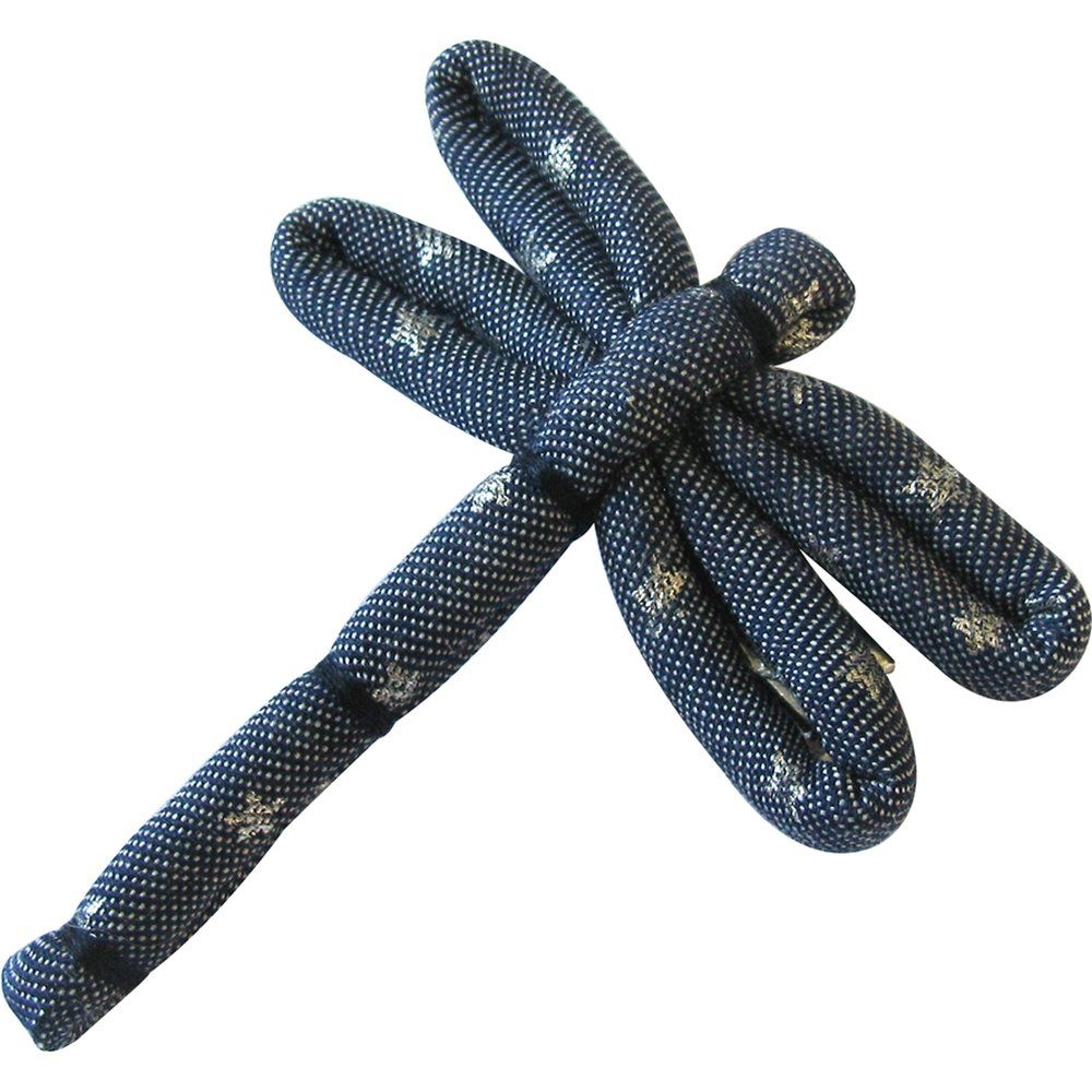 Barrette Libellule Etoile Argent Jean