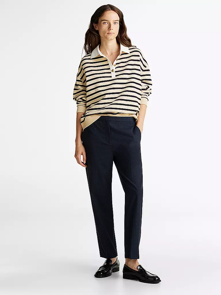 TOMMY HILFIGER Businesshose Slim Fit  dunkelblau