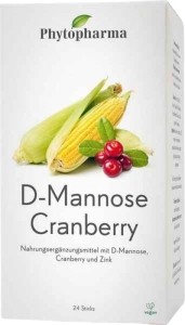 Phytopharma D-Mannose Cranberry Sticks, 24 Stück