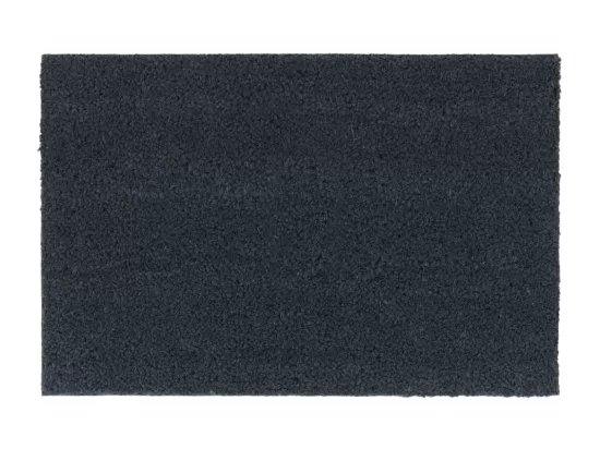 Tapis de porte 2 pcs gris foncé 40x60 cm fibre de coco touffeté