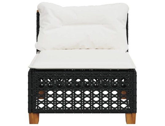 LES TENDANCES - Salon extérieur Salon de jardin-noir-1 place-63.5x63.5x62-486639