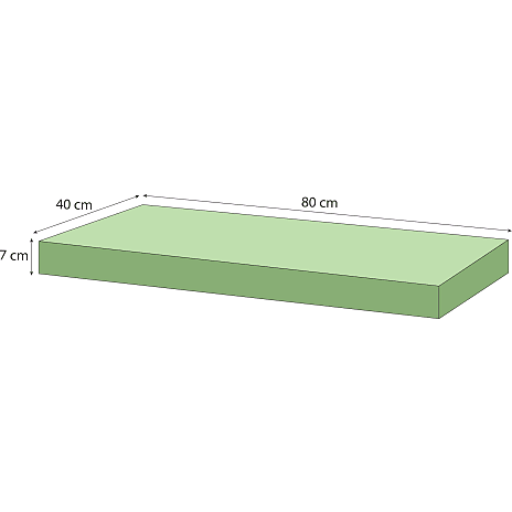 Hoppekids ECO Dream madras 40x7x80 cm