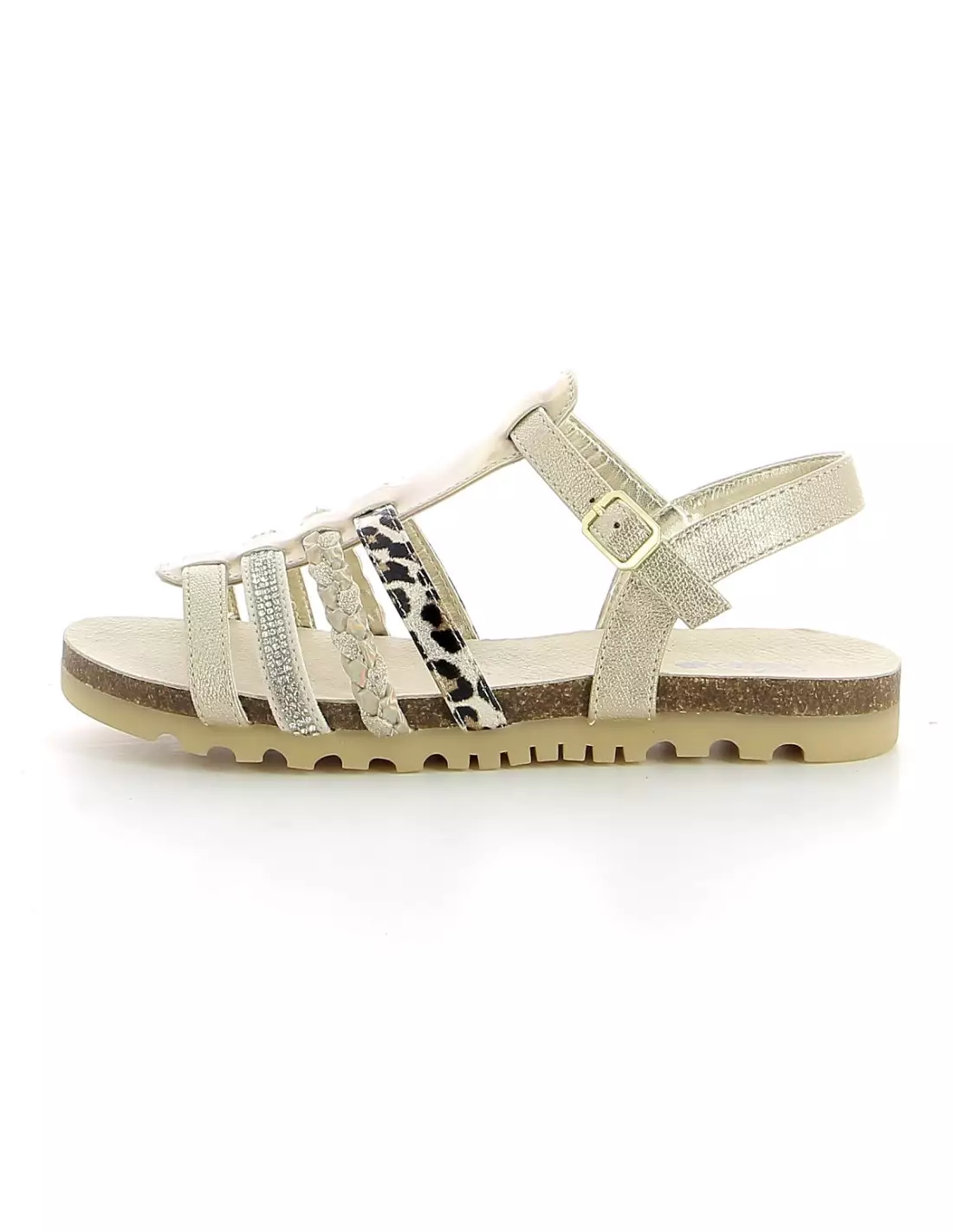 ASSO ARGOU - Sandales & nu-pieds Or