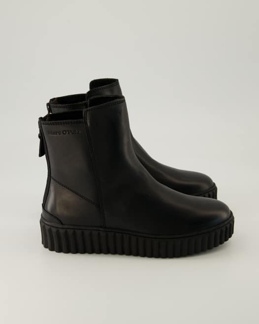 Marc O´Polo Zipper Bootie Stiefeletten in Schwarz