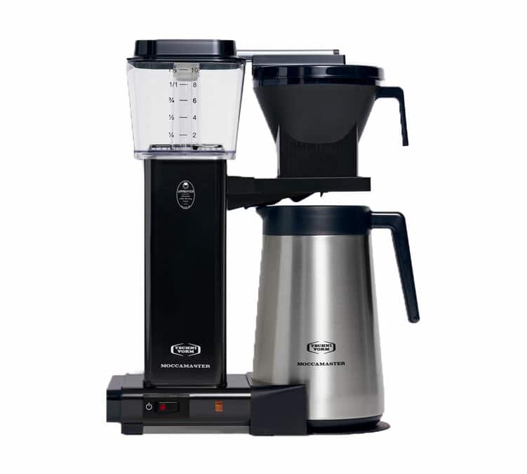 Cafetière filtre Moccamaster KBGT noire avec verseuse isotherme 1.25L + Offre Cadeaux