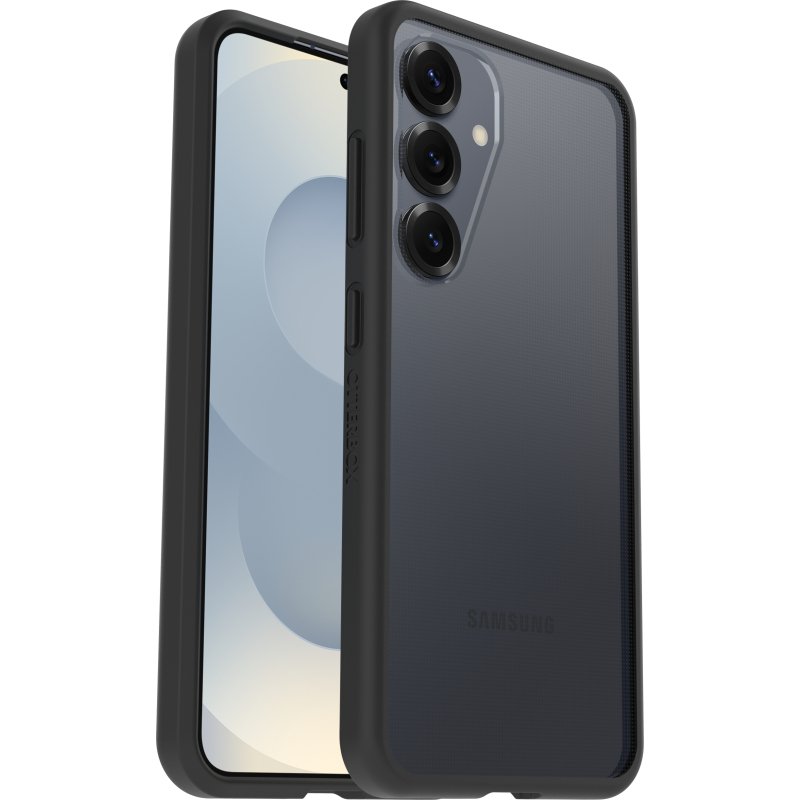 OtterBox React Series pour Samsung Galaxy S25, transparente/noir - produits livrés sans emballage