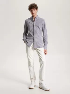 Camisa listrada slim fit da coleção 1985