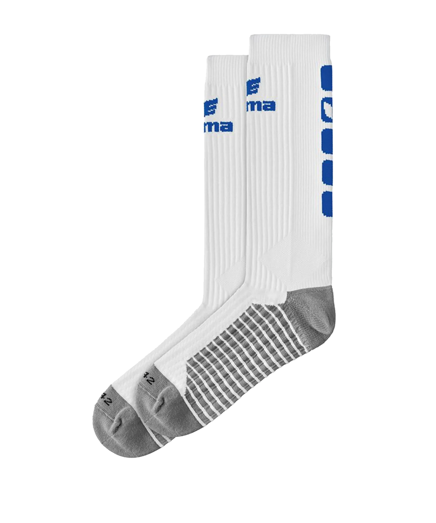 Erima CLASSIC 5-C Socken lang Weiss Blau