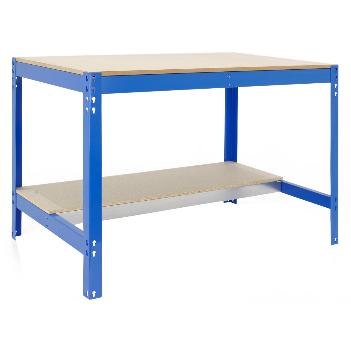 PROREGAL Buffalo werkbank, HxBxD 84 x 150 x 76 cm, draagvermogen 600 kg, blauw