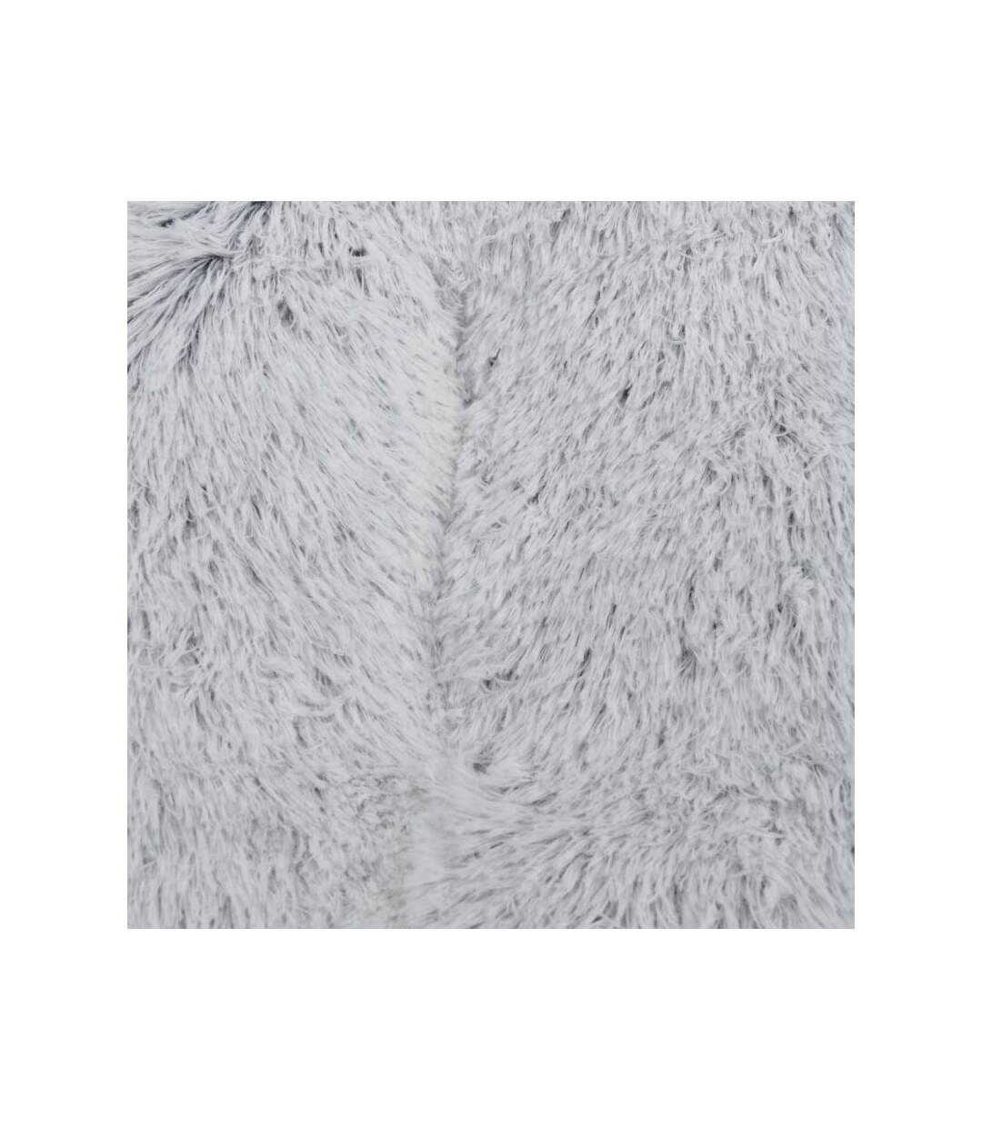 Paris Prix - Coussin Pour Chien & Chat fluffy 100cm Blanc Chiné