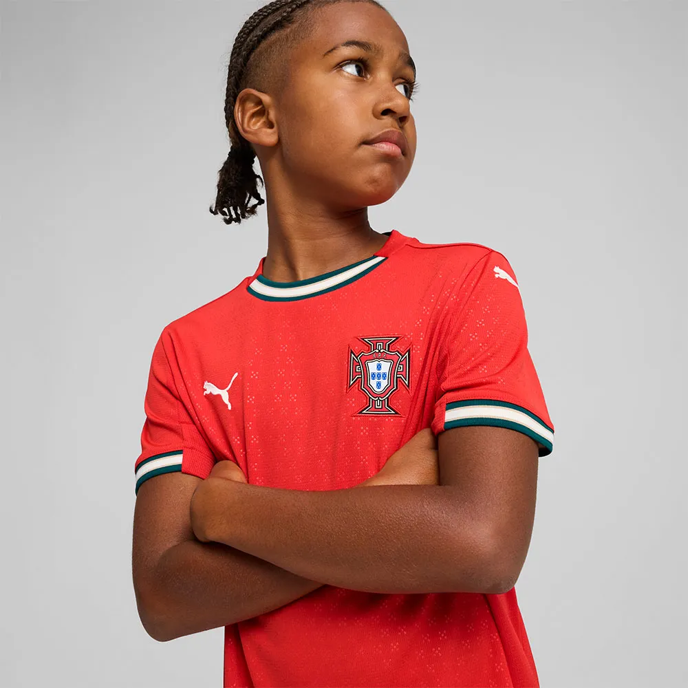 Puma FPF Portugal Replica Heim Junior-Kurzarm-T-Shirt