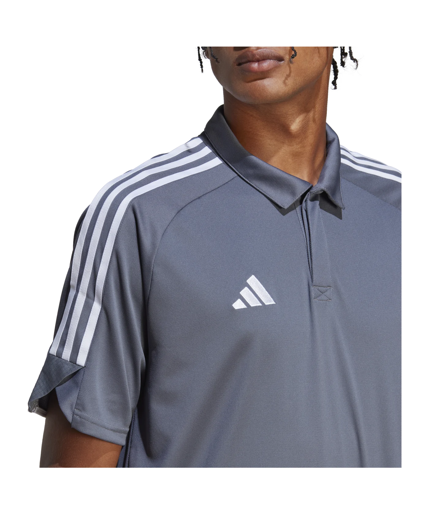 adidas Tiro 23 Poloshirt Grau