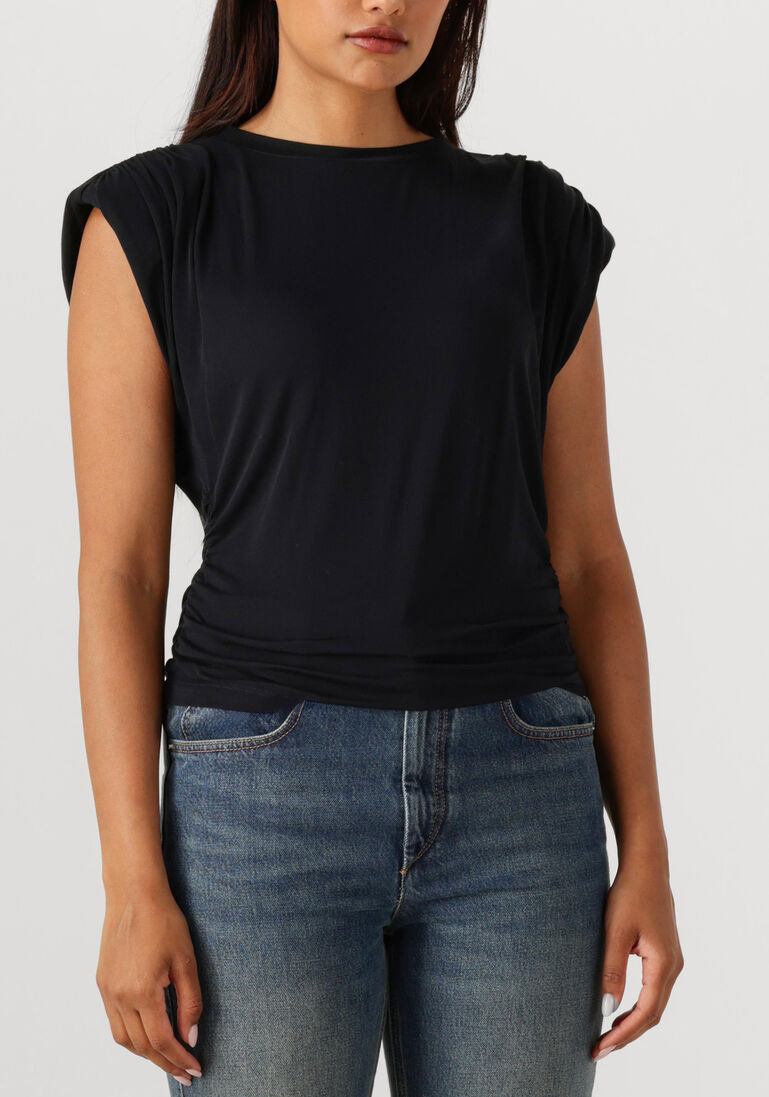 zwarte marant etoile t-shirt devani-gb 25ats0274fb