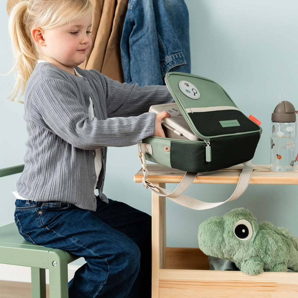 Køb DonebyDeer Green Tiny Trails Insulated Frokost Taske
