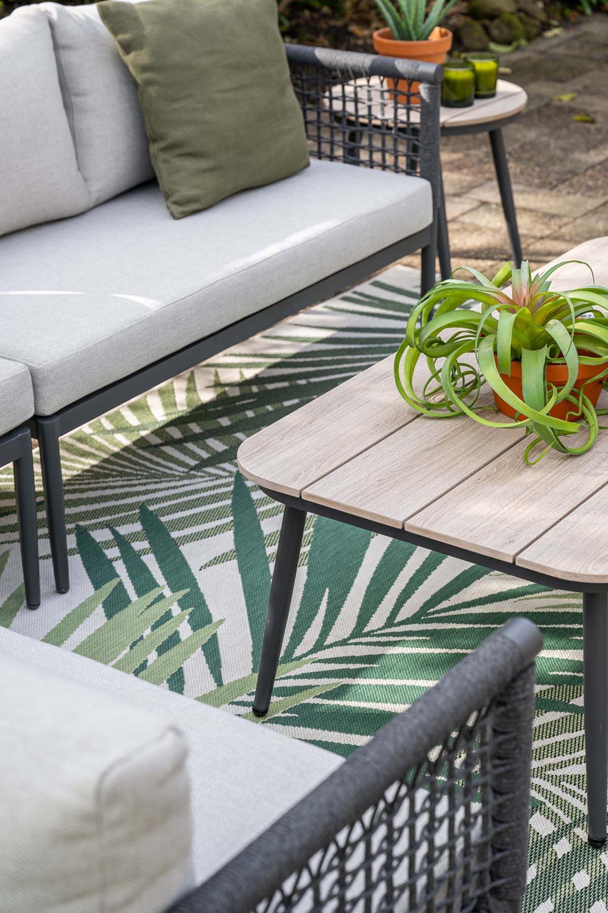 Garden Impressions Teramon 4-delige hoekset - Dark Grey