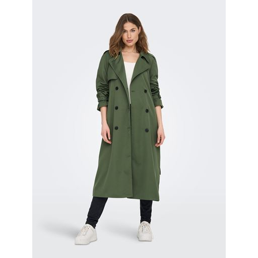 ONLY Chloe Trenchcoat, Four Leaf Clover, XS