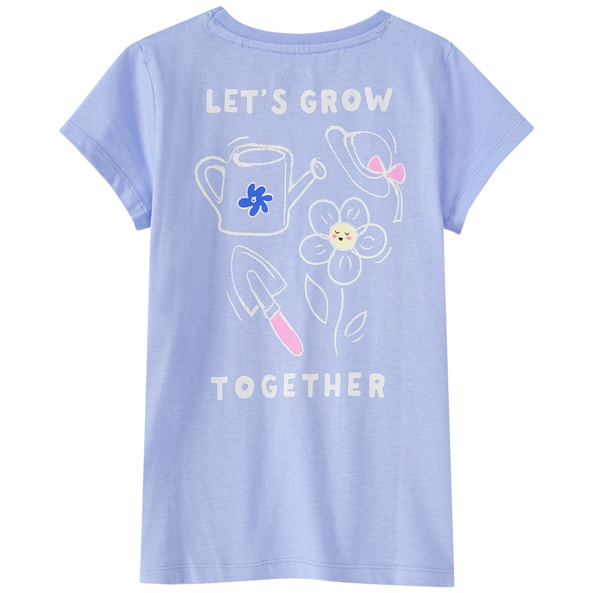 Topolino Mädchen T-Shirt mit Blumen-Print helllila