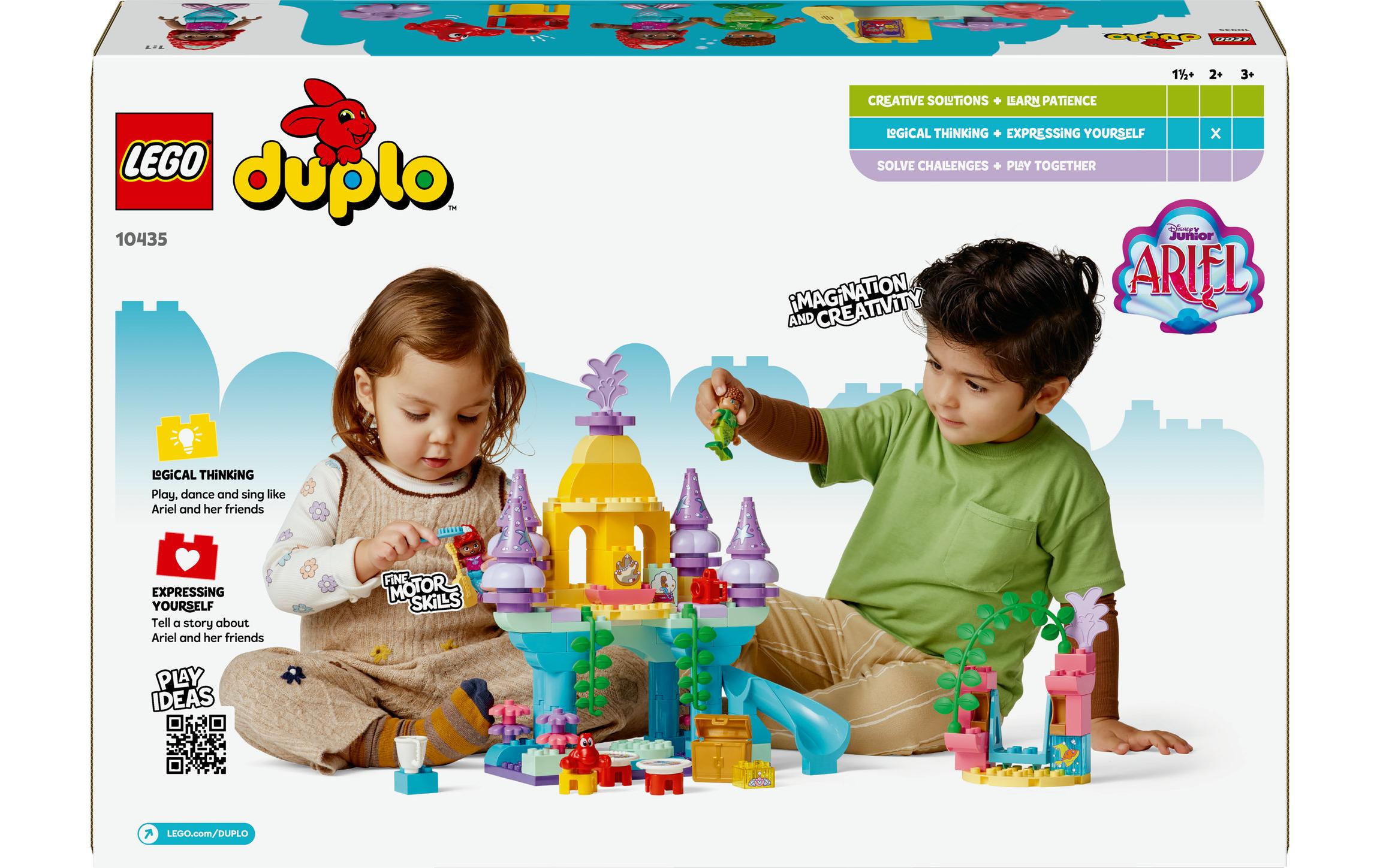 DUPLO® Arielles magischer Unterwasserpalast 10435Bauspielzeug für junge Fans von Arielle