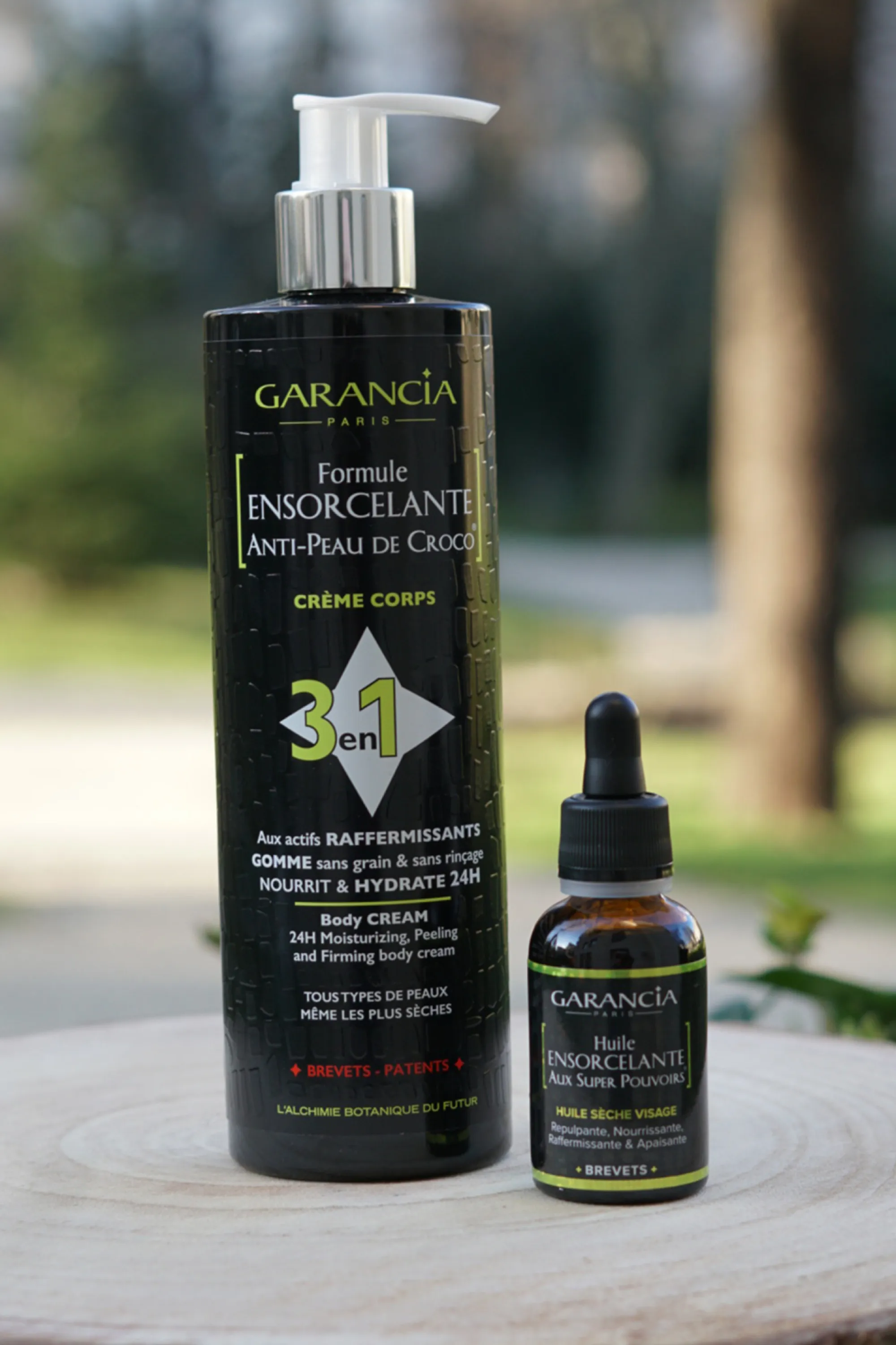 Garancia Crème corps 3-en-1 Formule Ensorcelante Anti-Peau de Croco®-150 ml