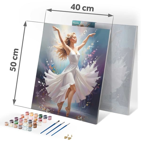 Maleri etter tall 40x50 cm Massido Dancing Woman