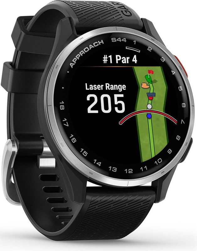 Garmin - Approach S44 - Golf GPS Smartwatch - Zilver - AMOLED-display