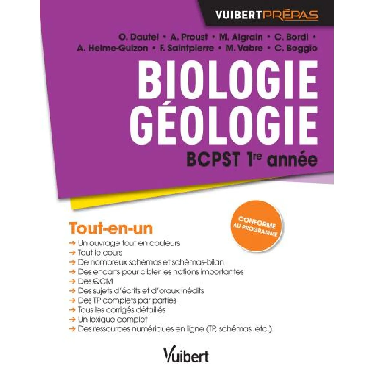 Biologie géologie BCPST 1re année : tout-en-un · Occasion