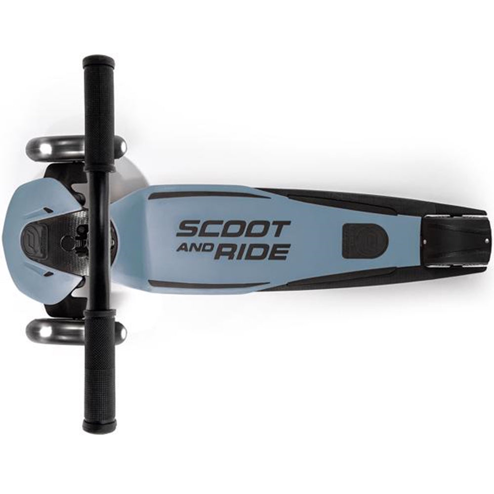 Highway Kick 5 Led Steel - Scoot and Ride