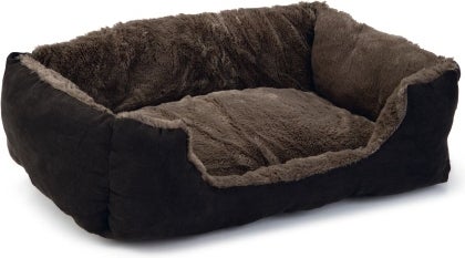 Beeztees pluche ligbed Baboo kat 48 x 37 x 18 cm taupe