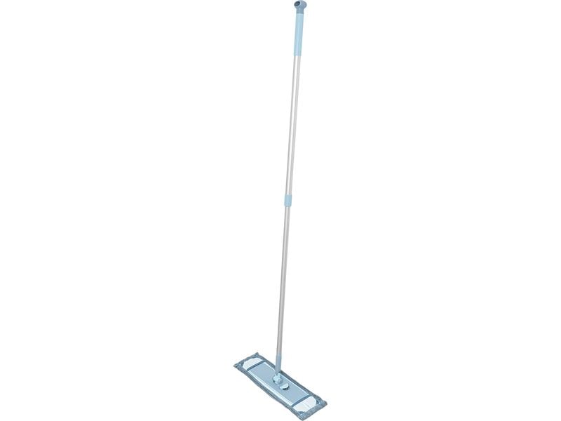 CreaClean Wischmopp CrystalMop Bodenwischer mit Teleskopstiel und Wischbezug