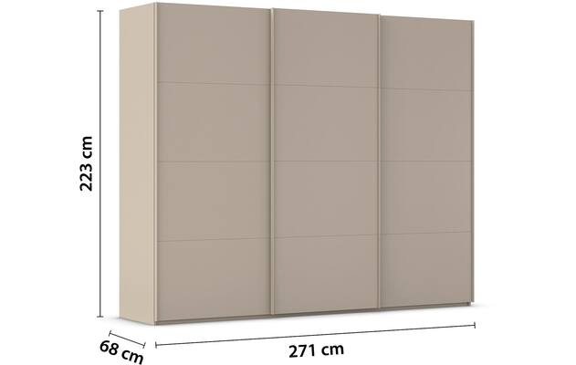 Kledingkast Finca Mat Glas