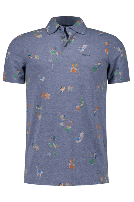 NZA blauwe heren polo