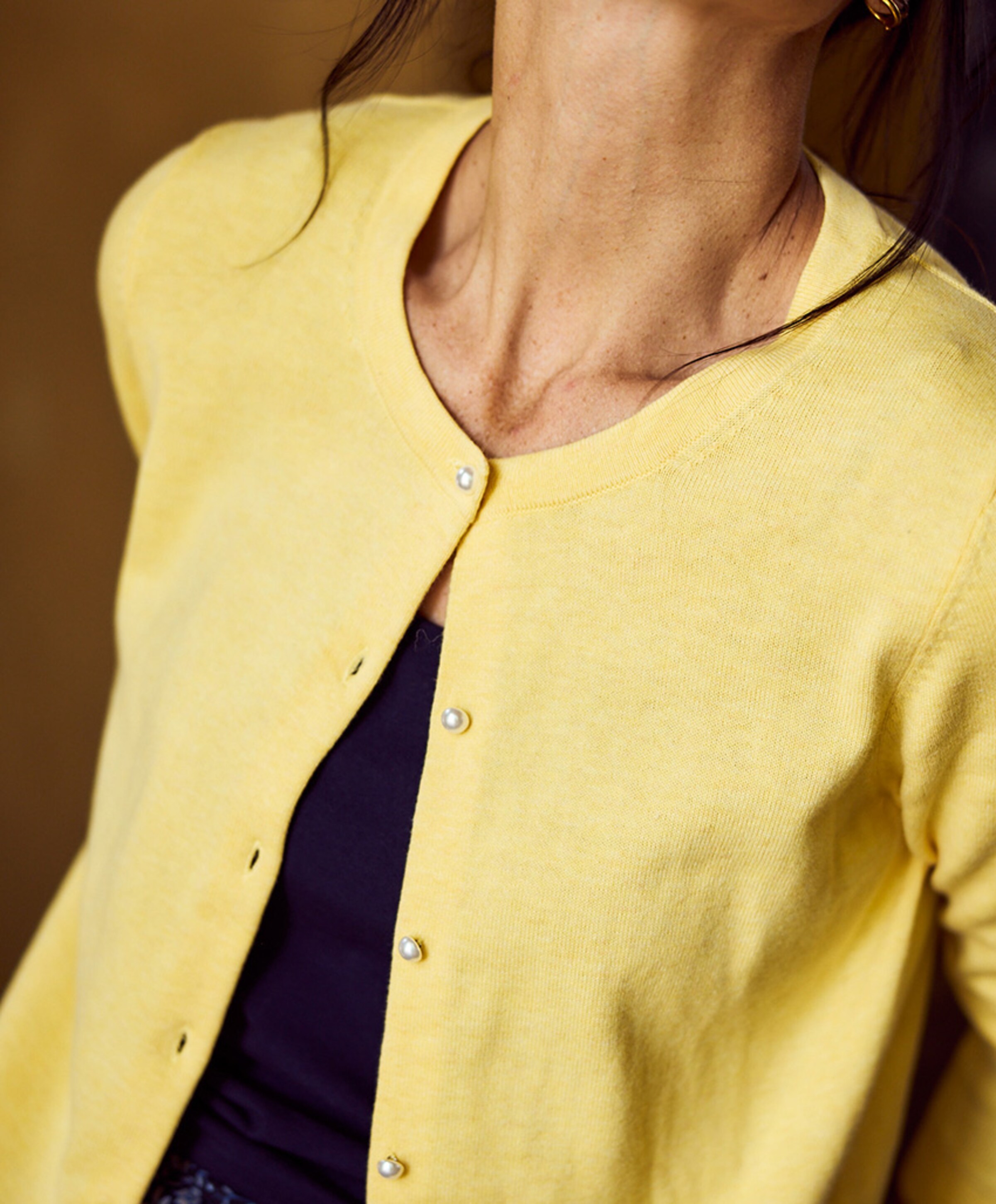 Bloomings Dames vest geel