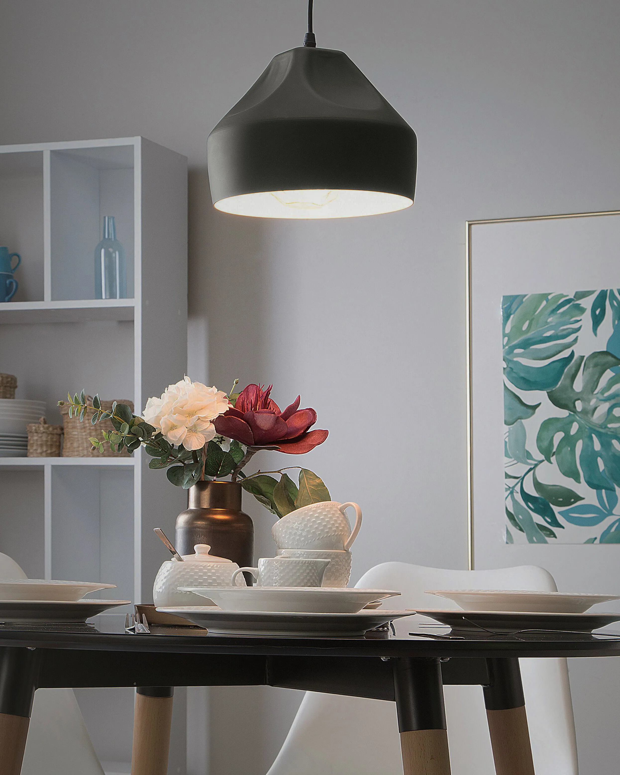 Hanglamp EVINOS Metaal Zwart