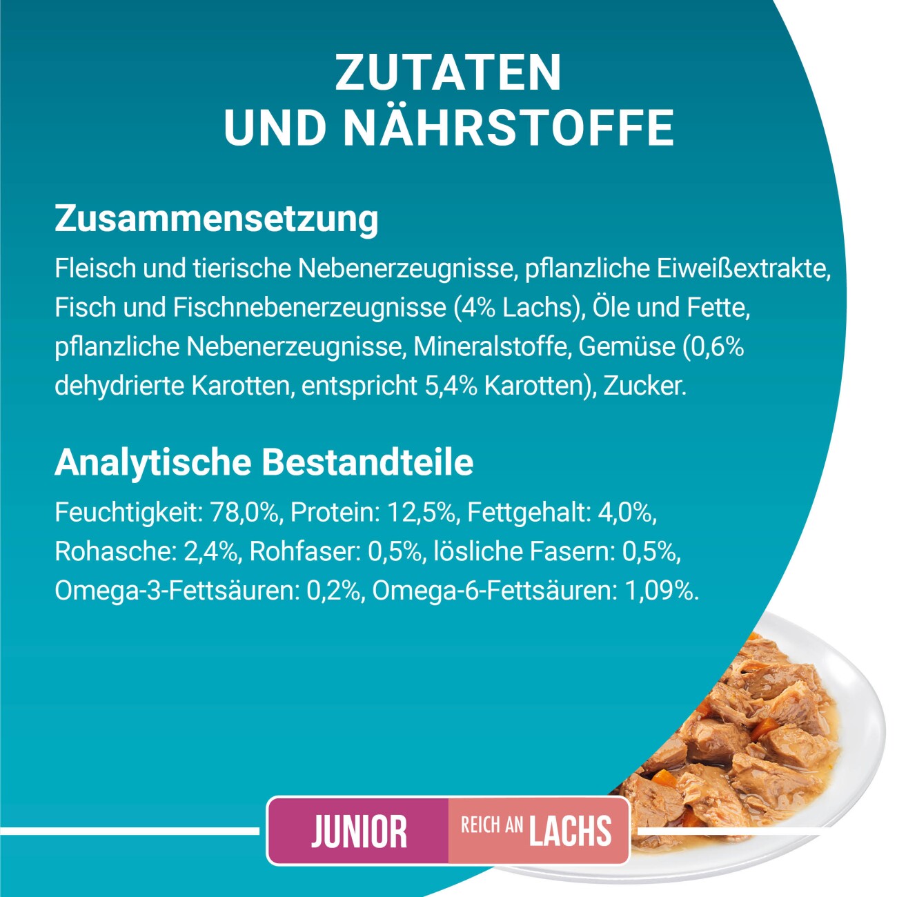 Purina ONE Junior Kittenfutter nass zarte Stückchen in Sauce Lachs 12x4x85 g