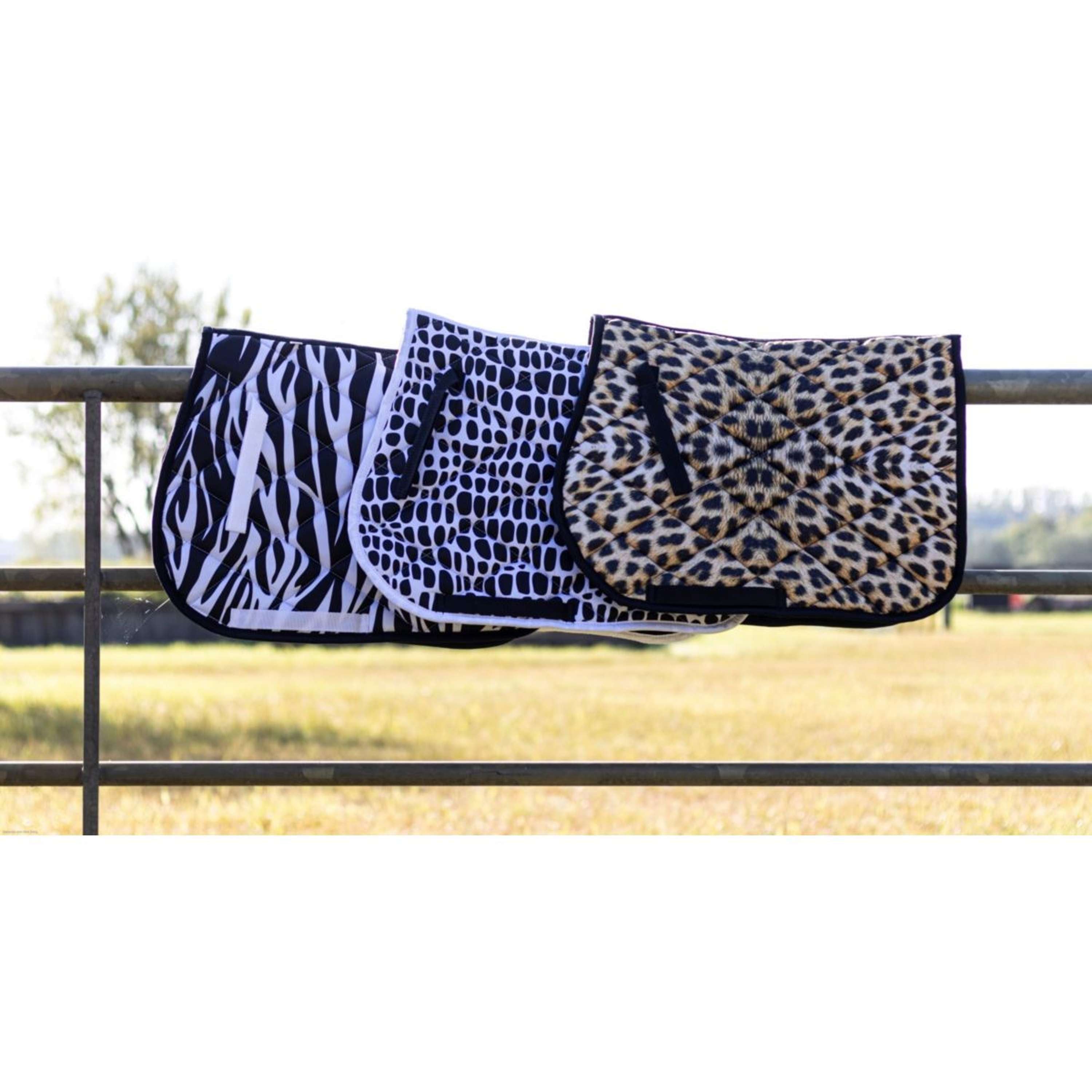 HB Zadeldekje Animal Print Shetland Luipaard