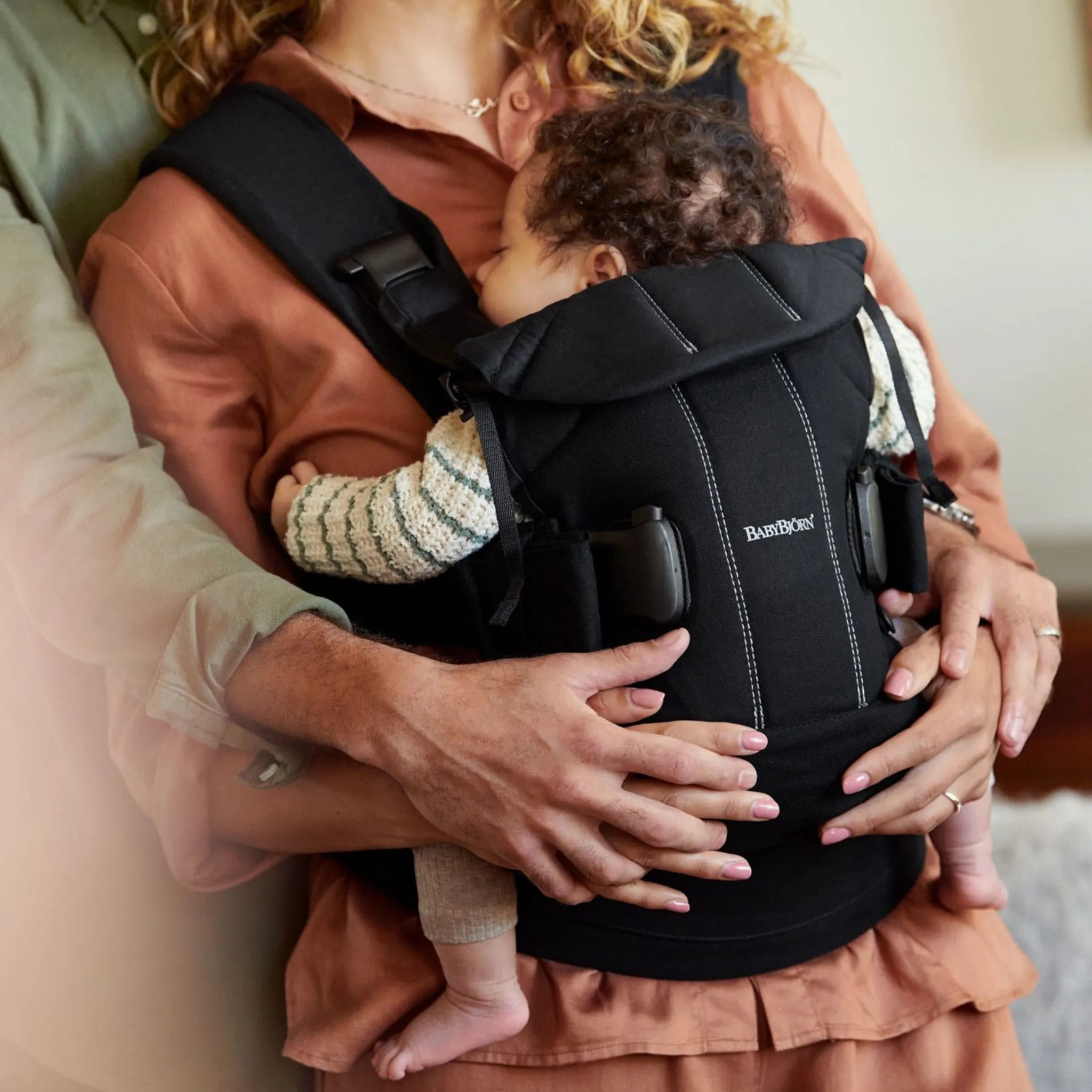 Babybjorn Porte-Bébé One Coton - Noir