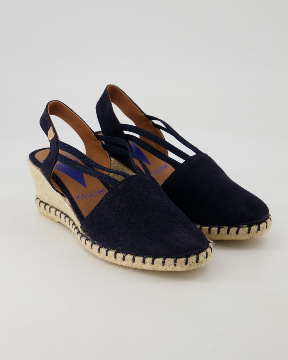 Verbenas Maika Serraje Wedges in Blau