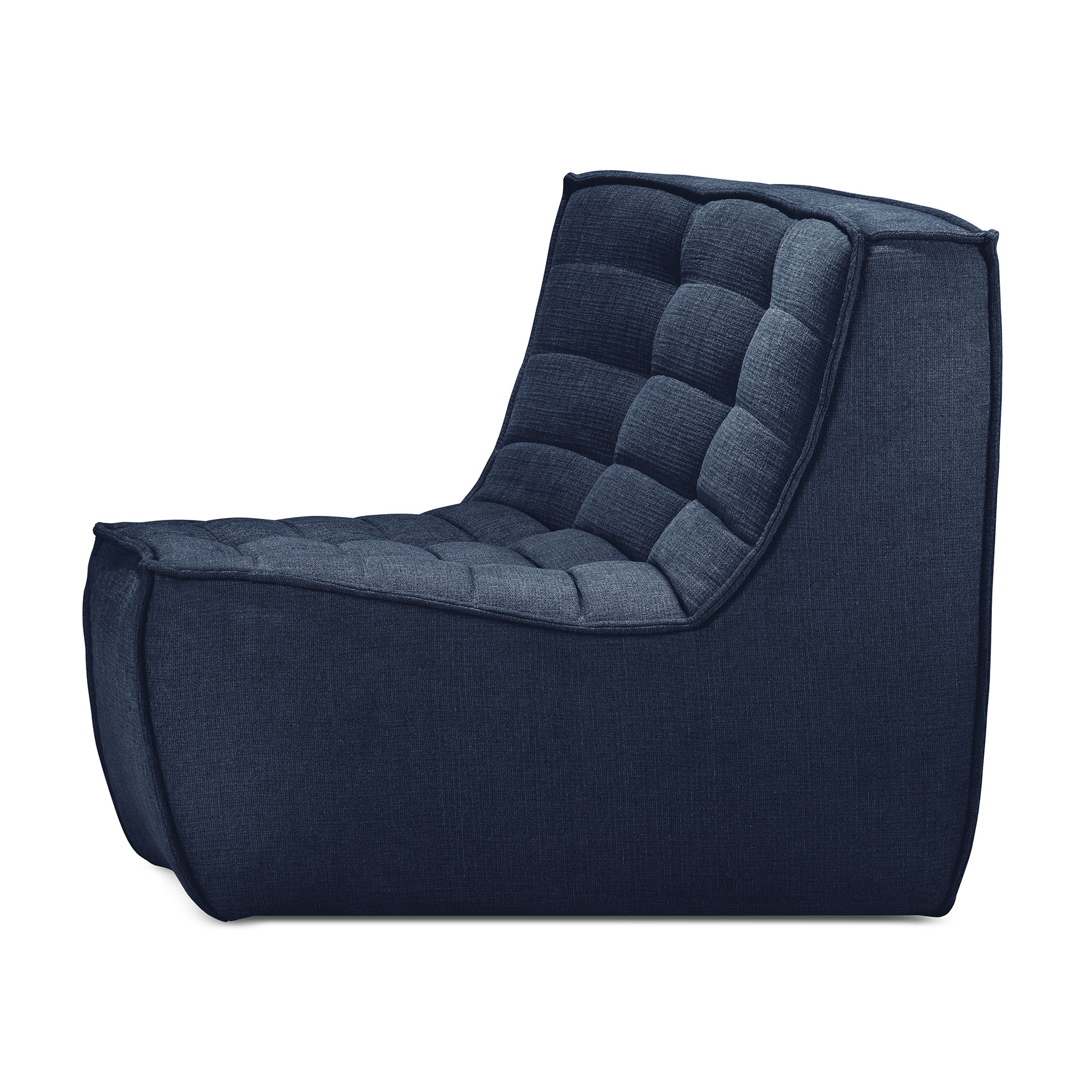 Sofa N701 45° round corner - eco stof graphite