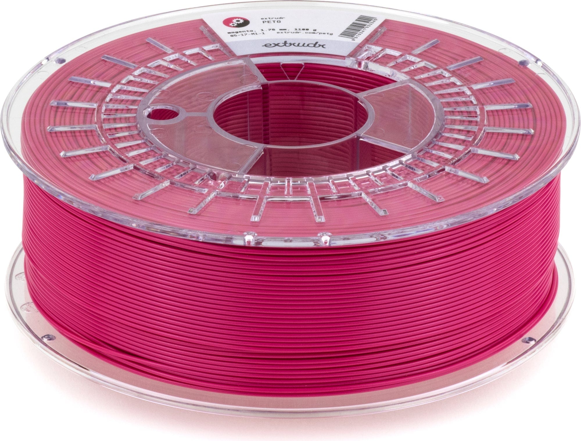 Extrudr  PETG CMYK Magenta, 1,75 mm / 1100 g    Filament mit hervorragenden mechanischen Eigenschaften